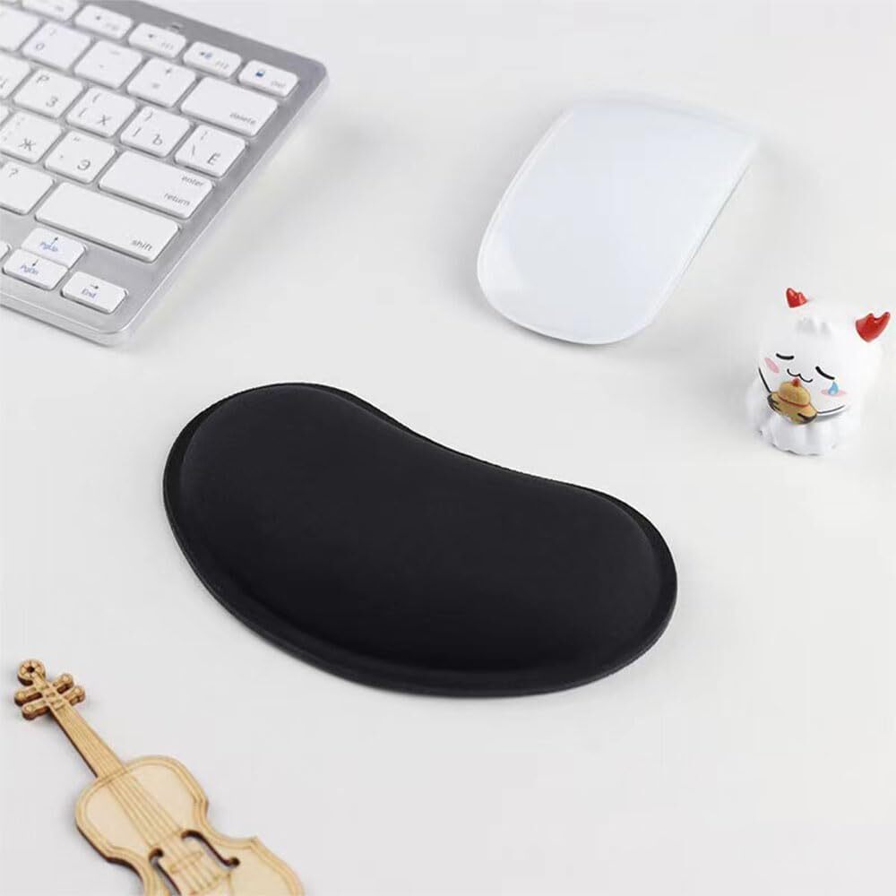 Wrist Rest for Mouse, Ergonomic Memory Foam Cushion Small, Black