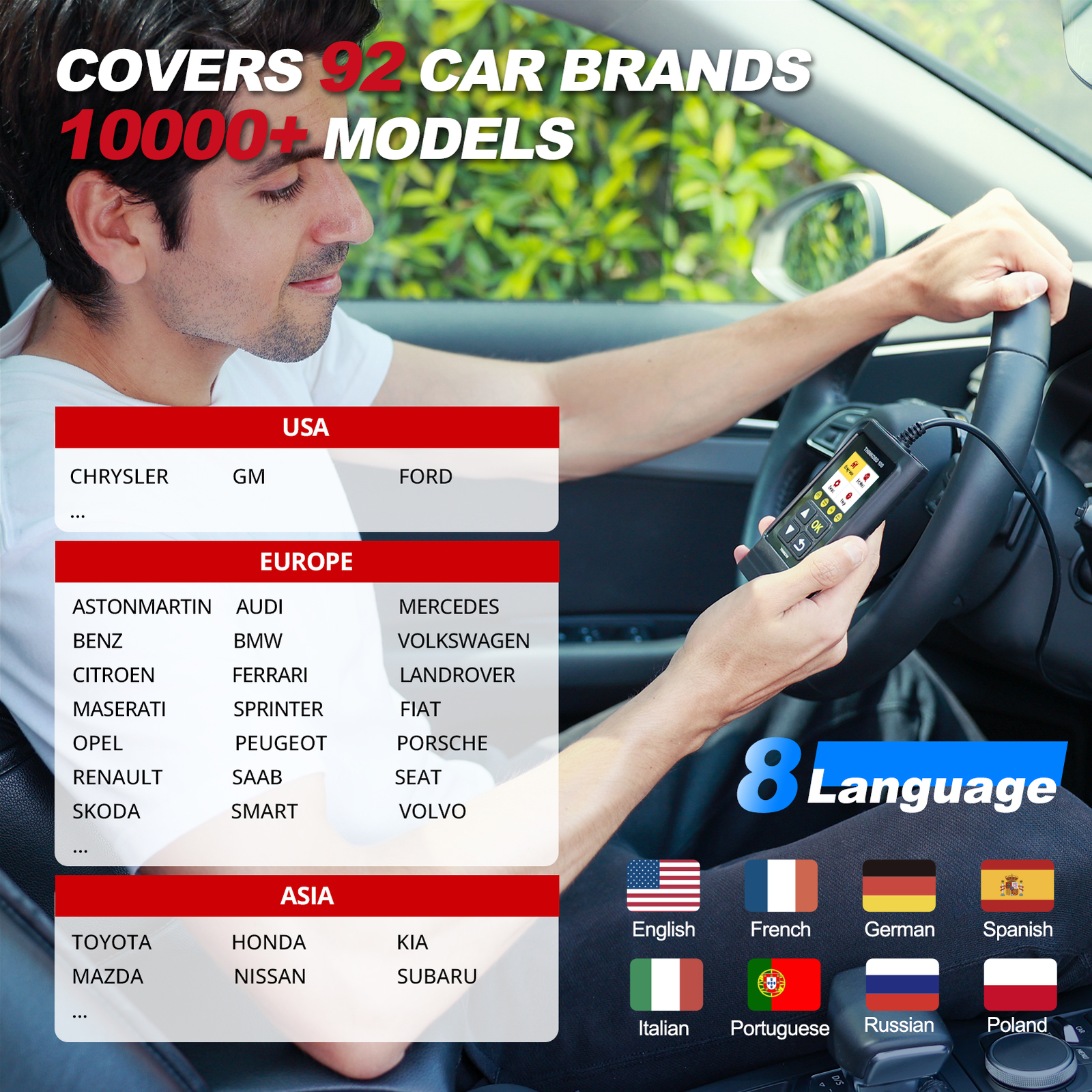 THINKOBD100 Car OBD2 Scanner Code Reader Auto Diagnostic Scan Tool Check Engine