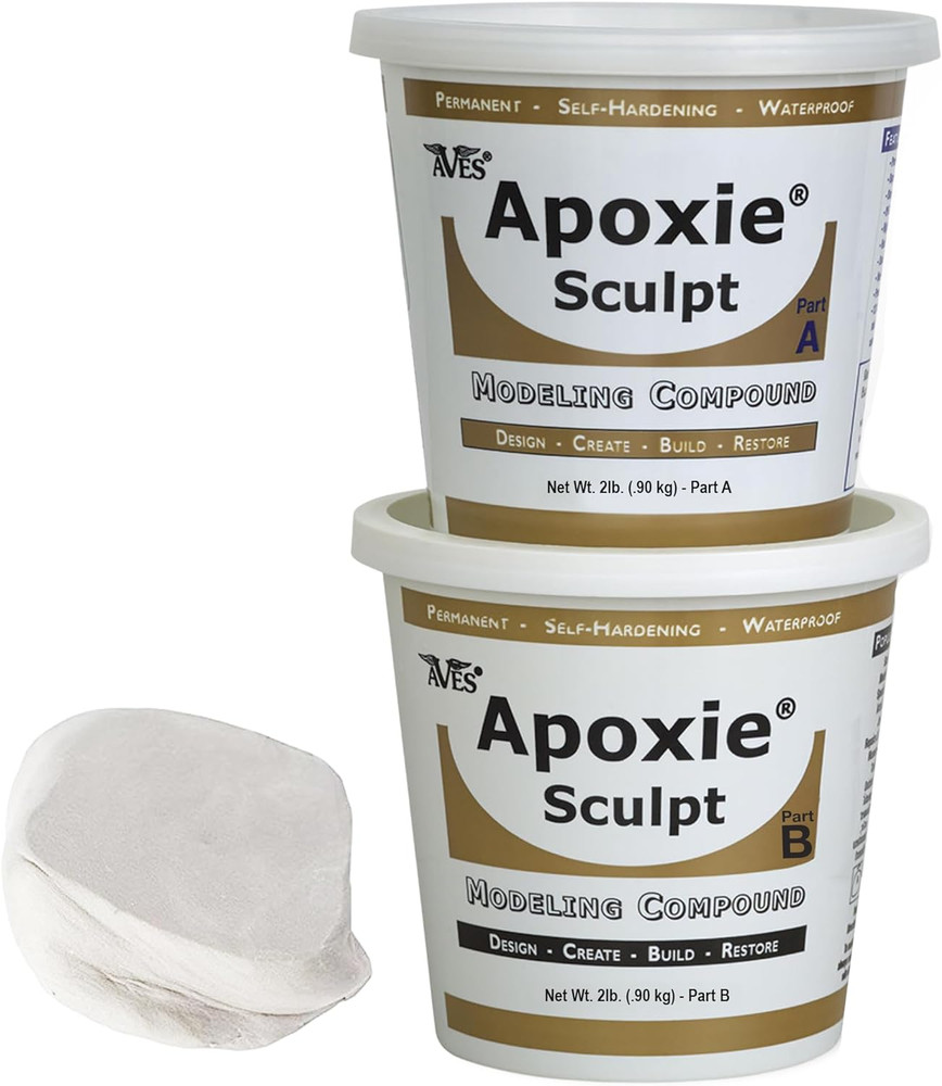 Modeling Compound 2 Part (A & B) - 4 Lb, White/Stone White