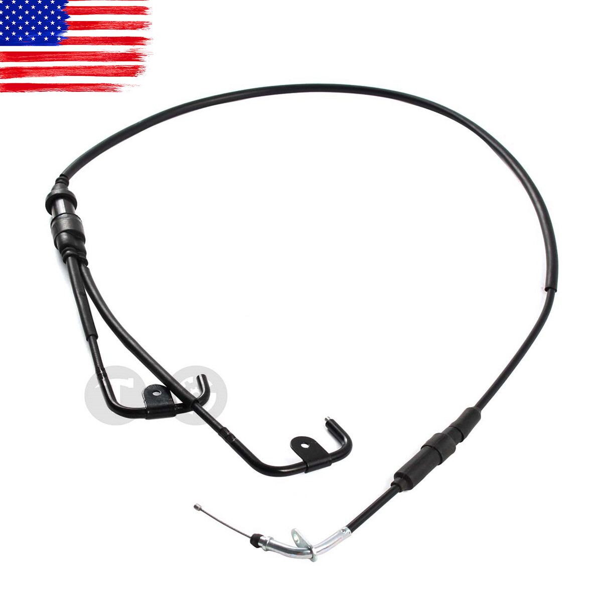 For Arctic Cat Throttle Choke Cable 0487-033 Replace 2004-06 650 V-2 V-Twin ATV