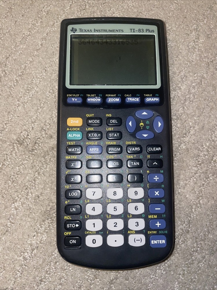 Texas Instruments TI-83 Plus Graphing Calculator NO COVER