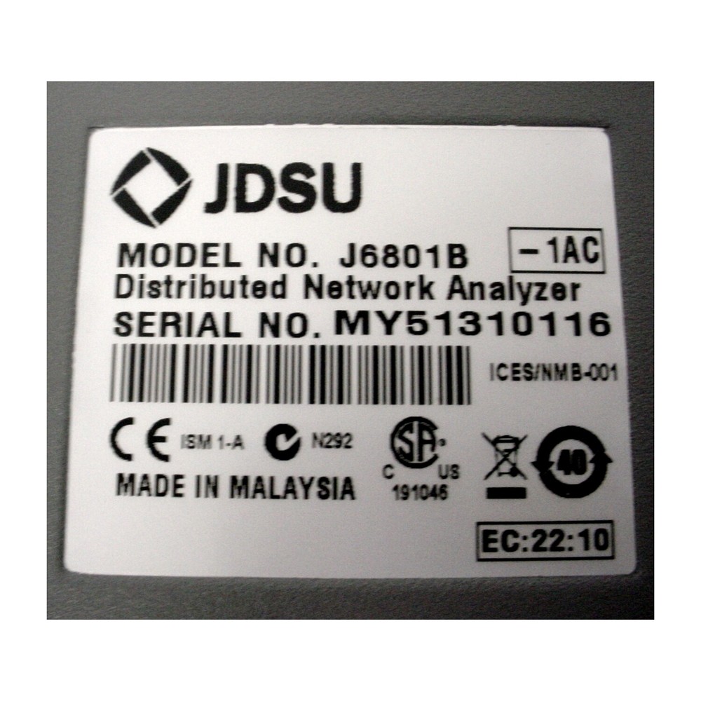 JDSU Agilent J6801B Distributed Network Analyzer w/Case, Software, Cables