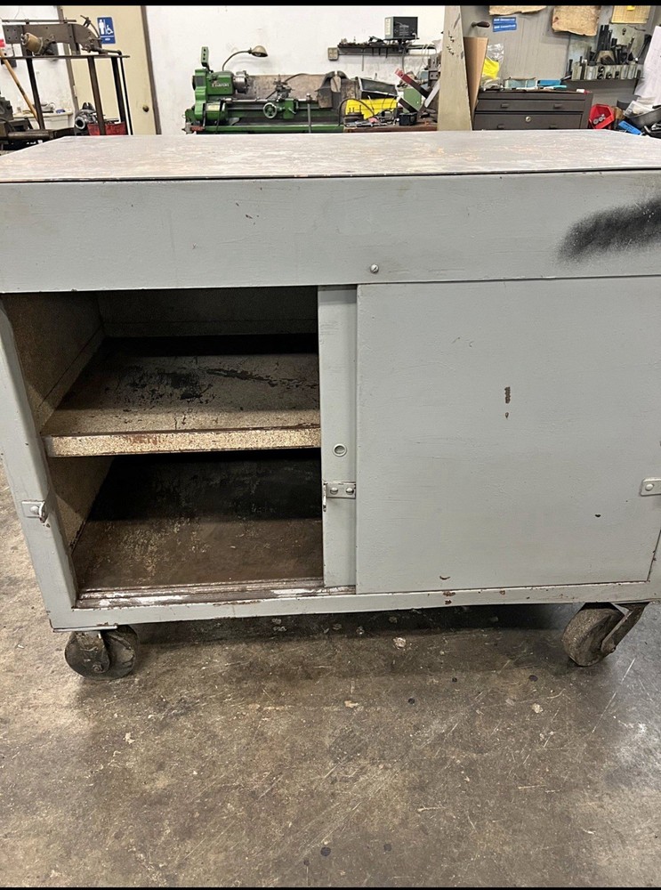 Rolling Workbench With Shelves