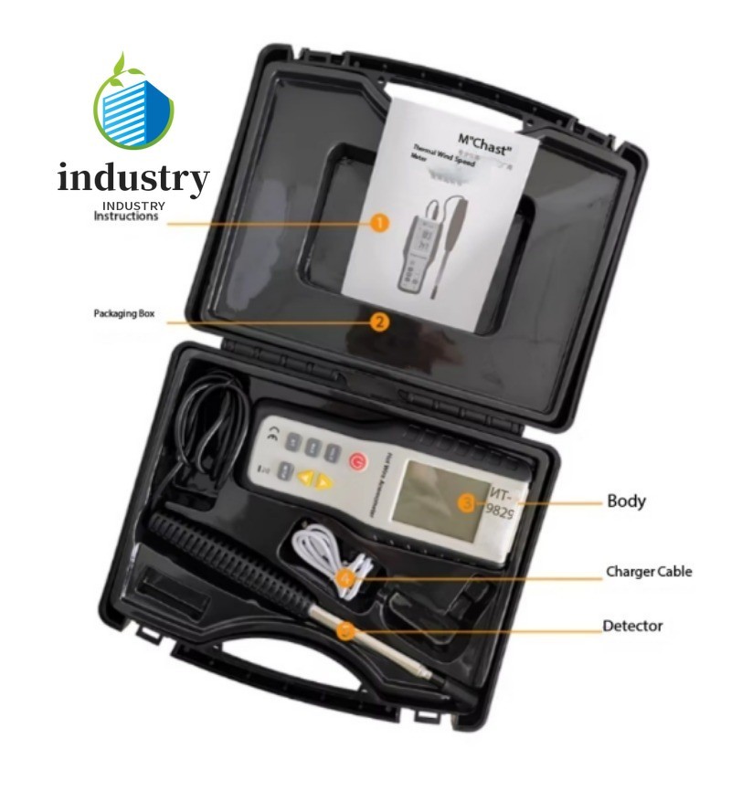 HT9829 Handheld Anemometer Thermocouple-Based Wind Speed and Airflow Meter