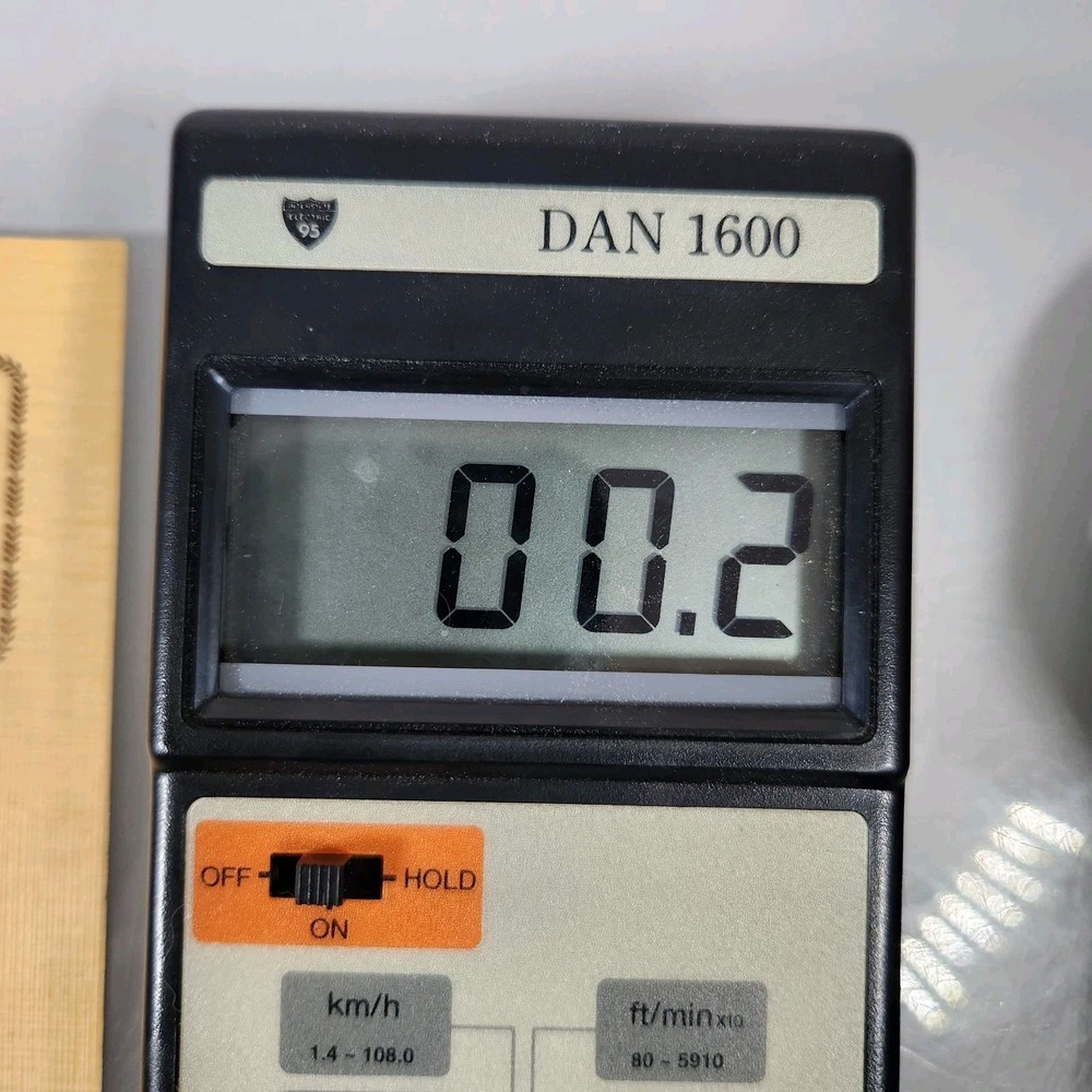 Interstate Electric 95 Anemometer with Vane Probe DAN 1600 Tested Working