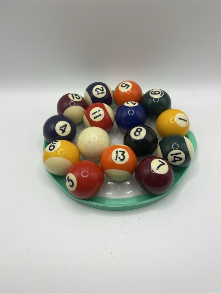 15 Mini 1.5" Billiard Ball Complete Set
