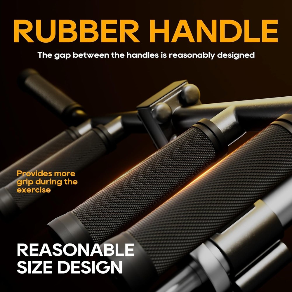 Multi Grip Landmine Row Handle Attachment with Comfortable Rubber Grip