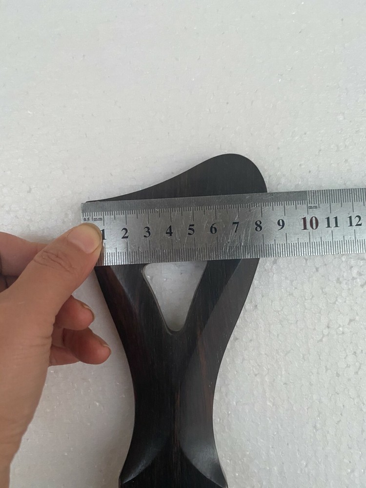 Solid ebony tailpiece for Jazz archtop guitar