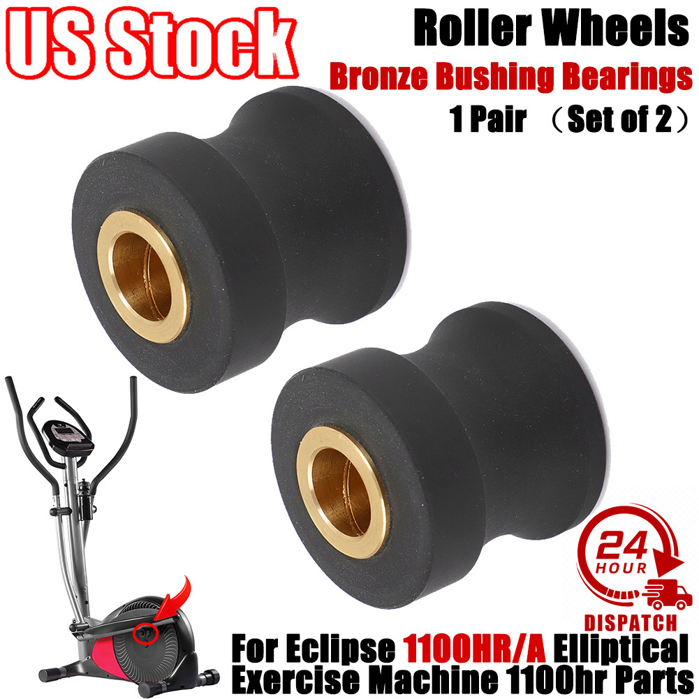 1 Pair Roller Wheels For Eclipse 1100HR/A Elliptical Exercise Machine 1100hr