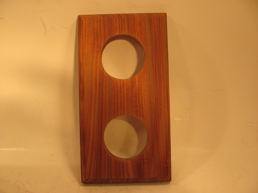 WEEMS PLATH 401B PLAQUE TEAK 3" CUTOUTS