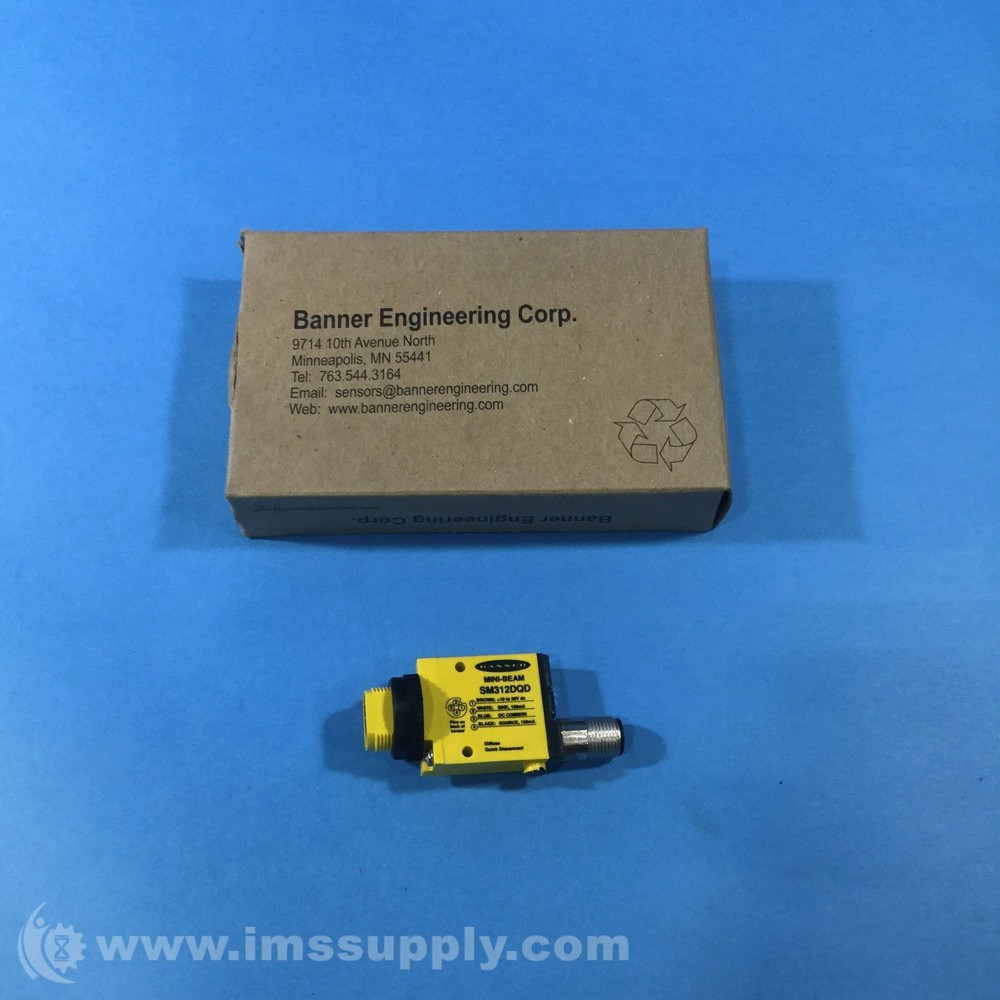 Banner SM312DQD Diffuse Photoelectric Sensor FNOB