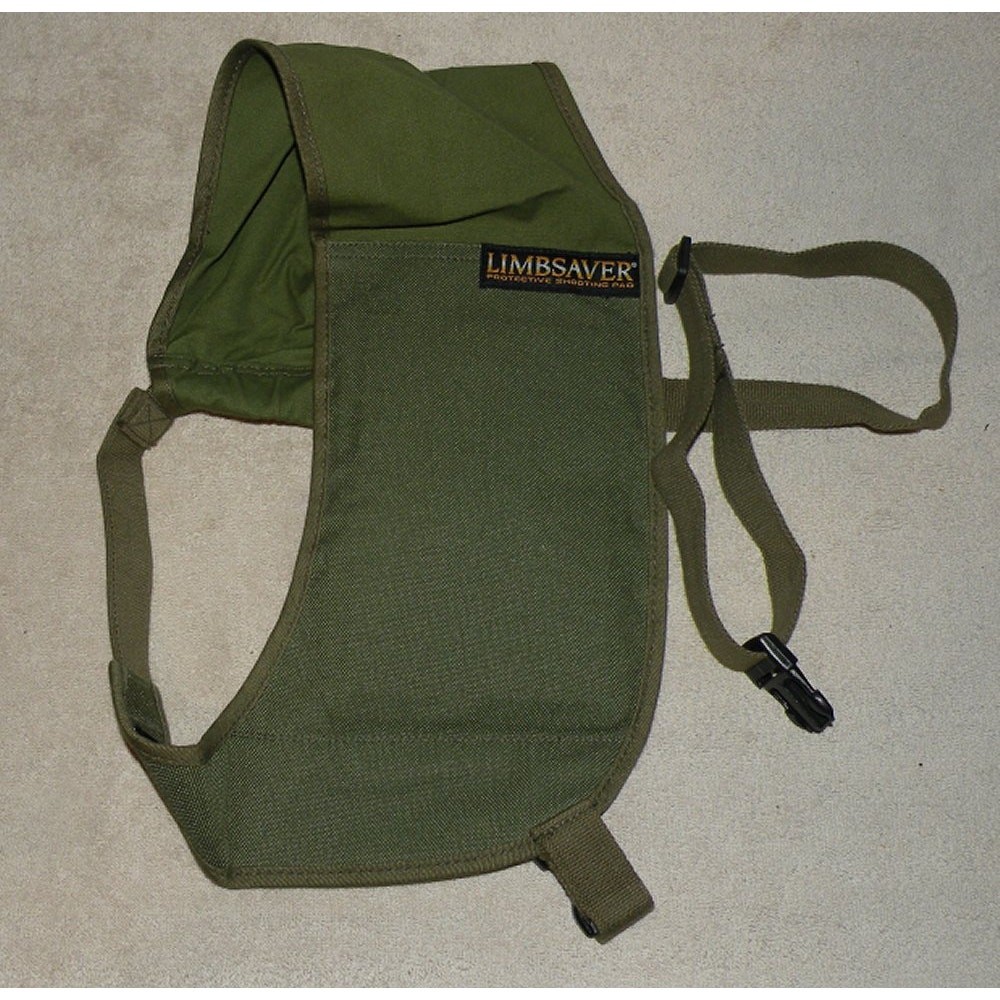 Limbsaver Protective Shooting Pad Ambidextrous Green Quick Release