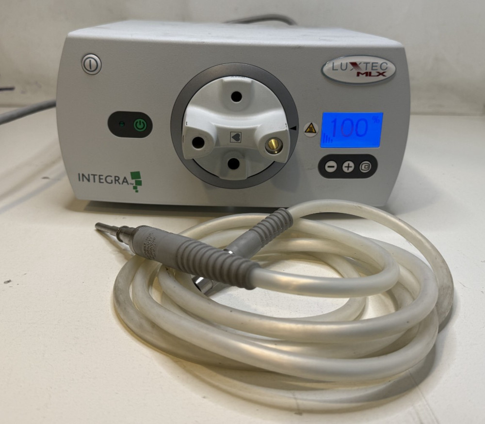 Integra Luxtec MLX Light Source W/ Fiber-Optic cable & headset
