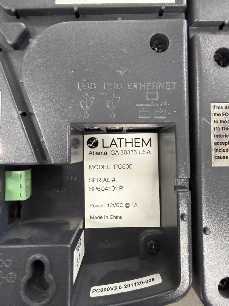 3X Lathem PC600 and PC700 Time Clock Slightly Used Condition