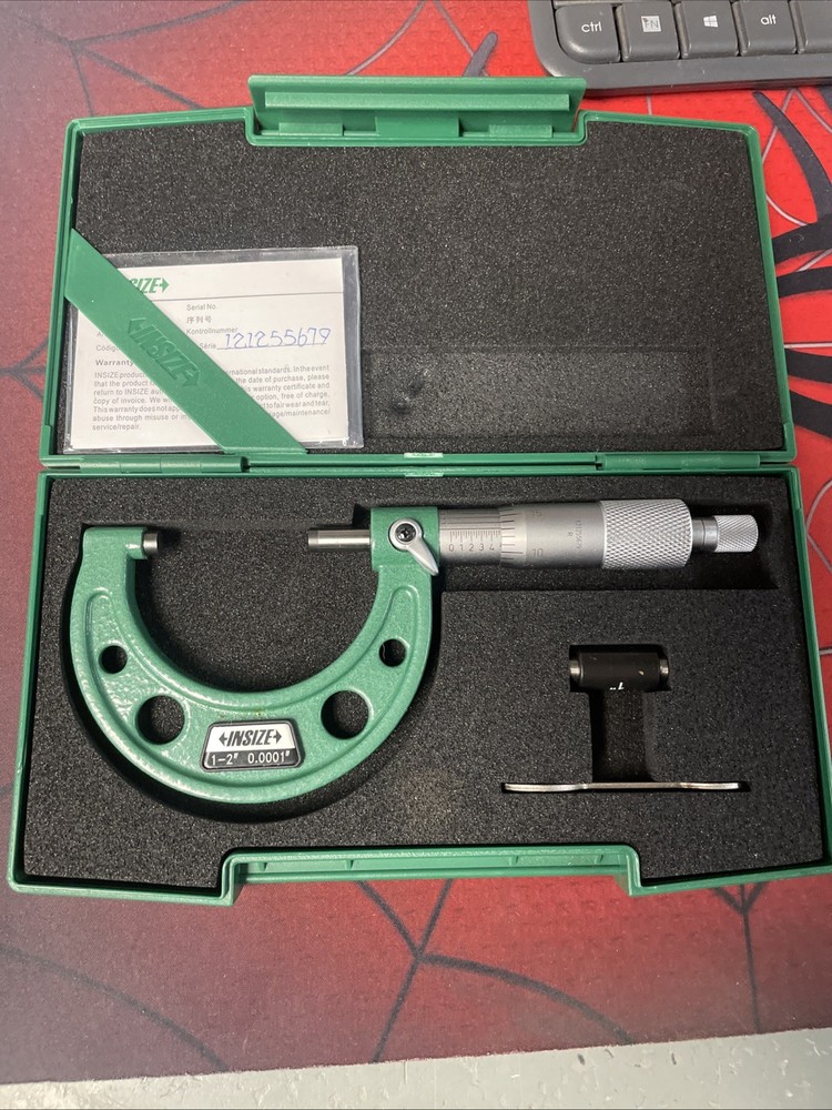 INSIZE Outside Micrometer Mic 1-2x0.0001" (Model # 3203-2A)