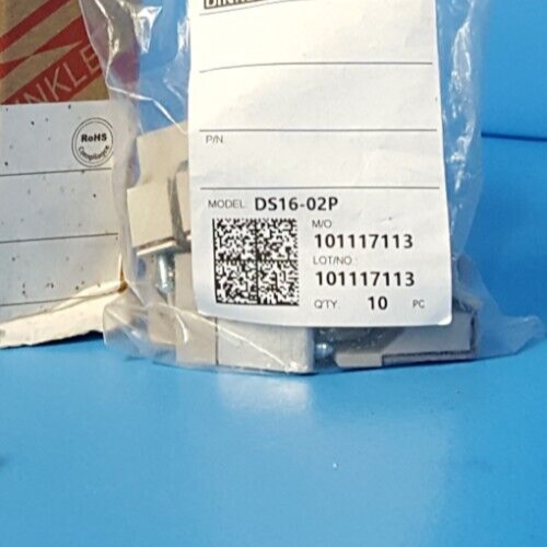 (10PCS) TOP SCREW ON INSERTION BRIDGE, DS16-02P, DINKLE, 2 POLE