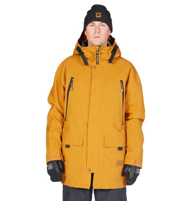 DC Stealth Parka Snowboard Jacket Men's Medium Cathay Spice