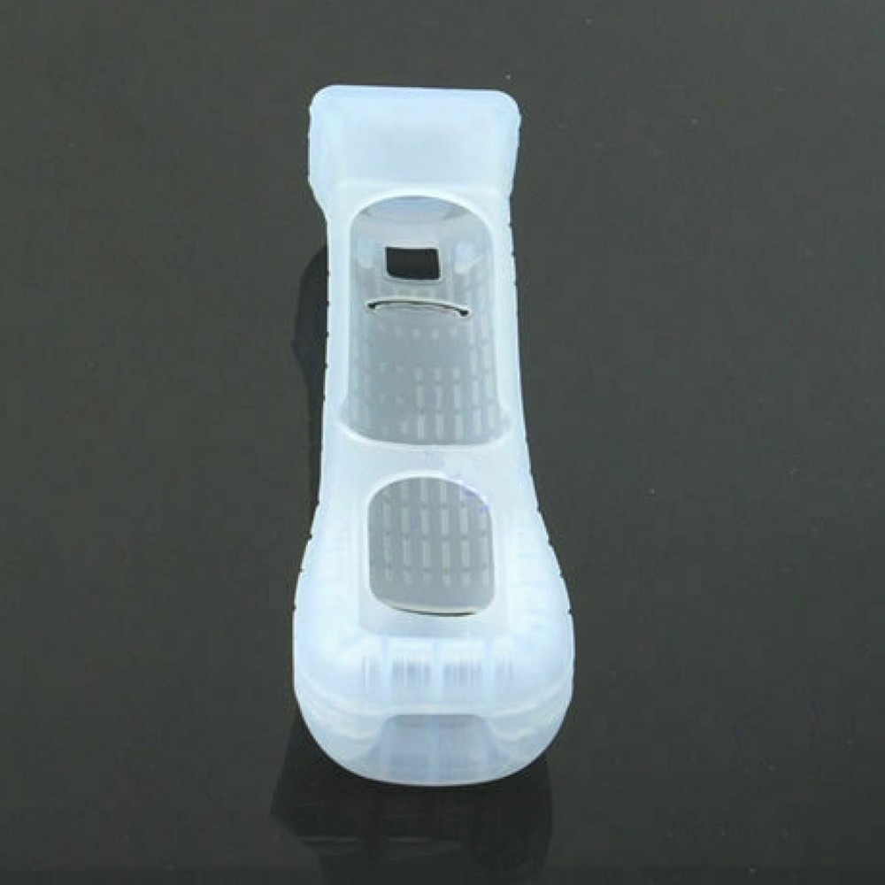 White Silicone Case Cover For Nintendo Wii Remote Controller With Motion Plus