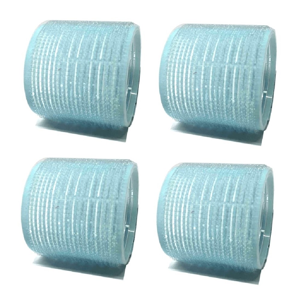 X-Large Self-Stick Hair Grip Curlers Rollers – 4 Pack