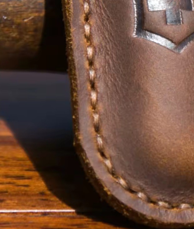 Leather Sheath Cowhide Holster Case for Victorinox Swiss Army Knife 58 91 111mm