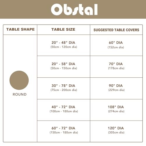 210GSM Round Table Cloth, Water Resistance Microfiber 90" (Round) Grey