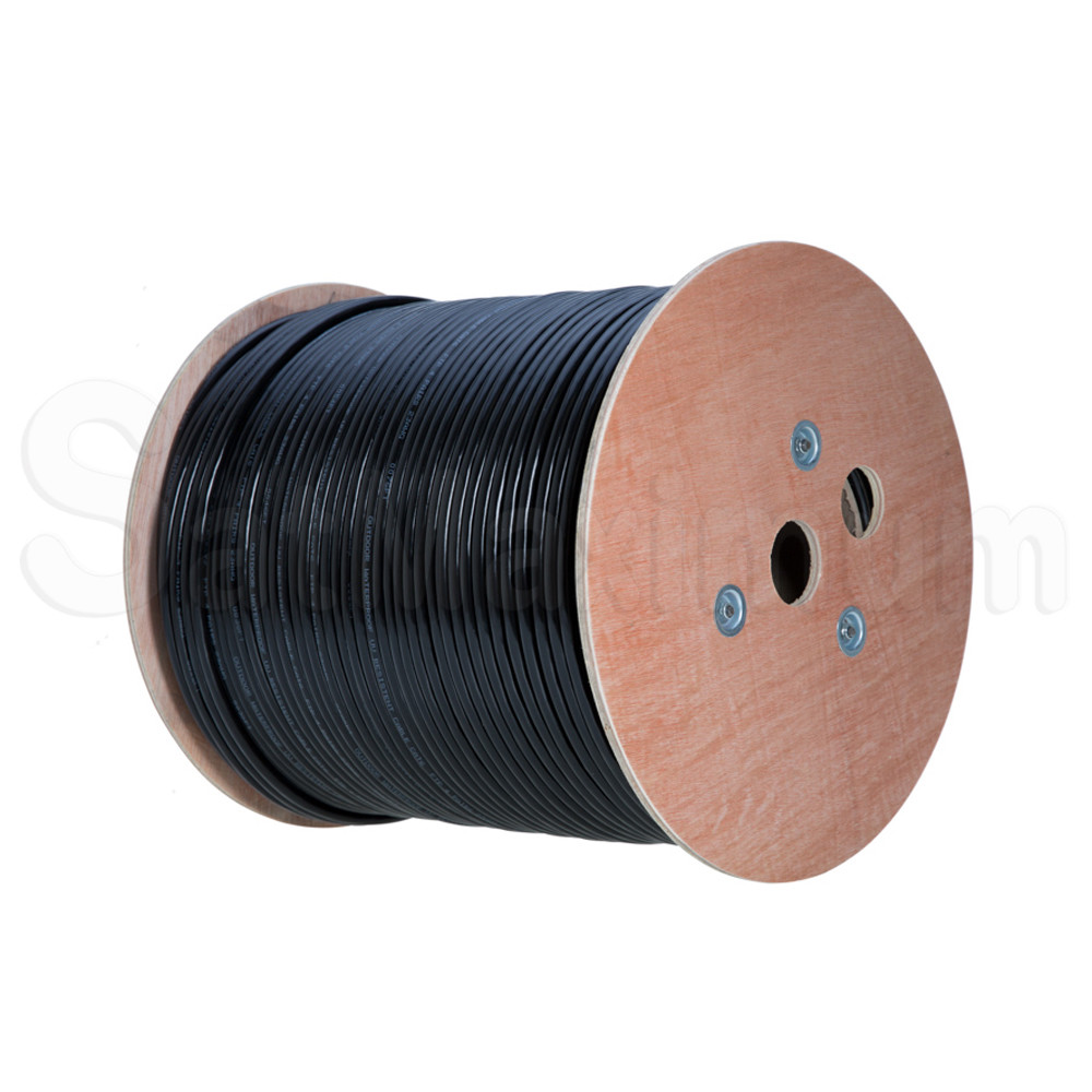 OUTDOOR Cat6 Cable Waterproof 1000ft Direct Burial Ethernet 23AWG 500ft Solid