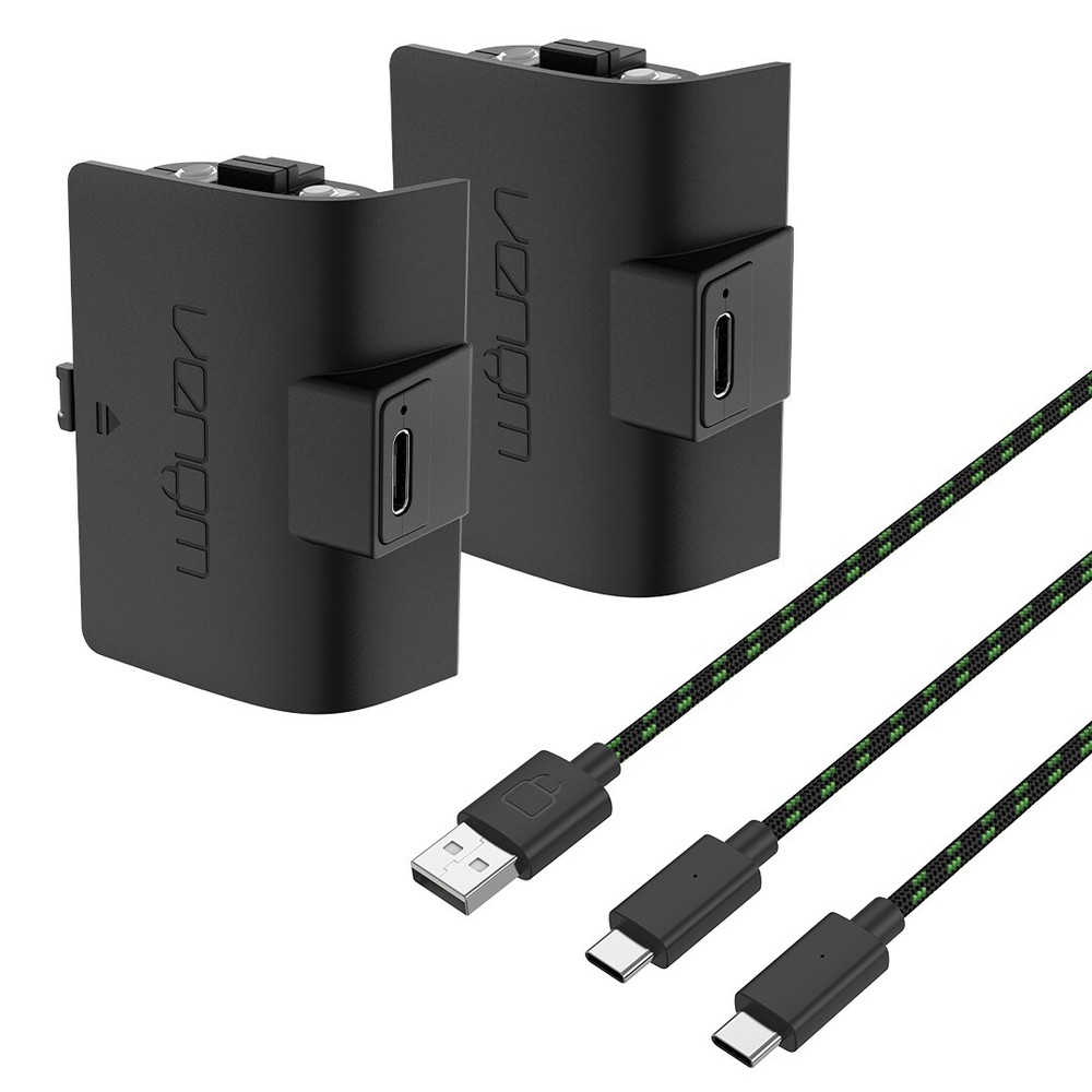 Venom Xbox Controller Rechargeable Battery Twin Pack - Black (Xbox Series X/S)