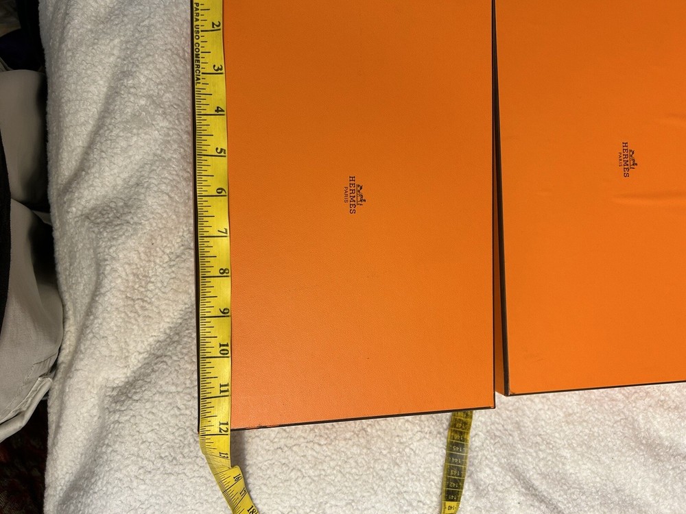 Authentic Hermès Empty Orange Gift Box Set (3 Boxes)