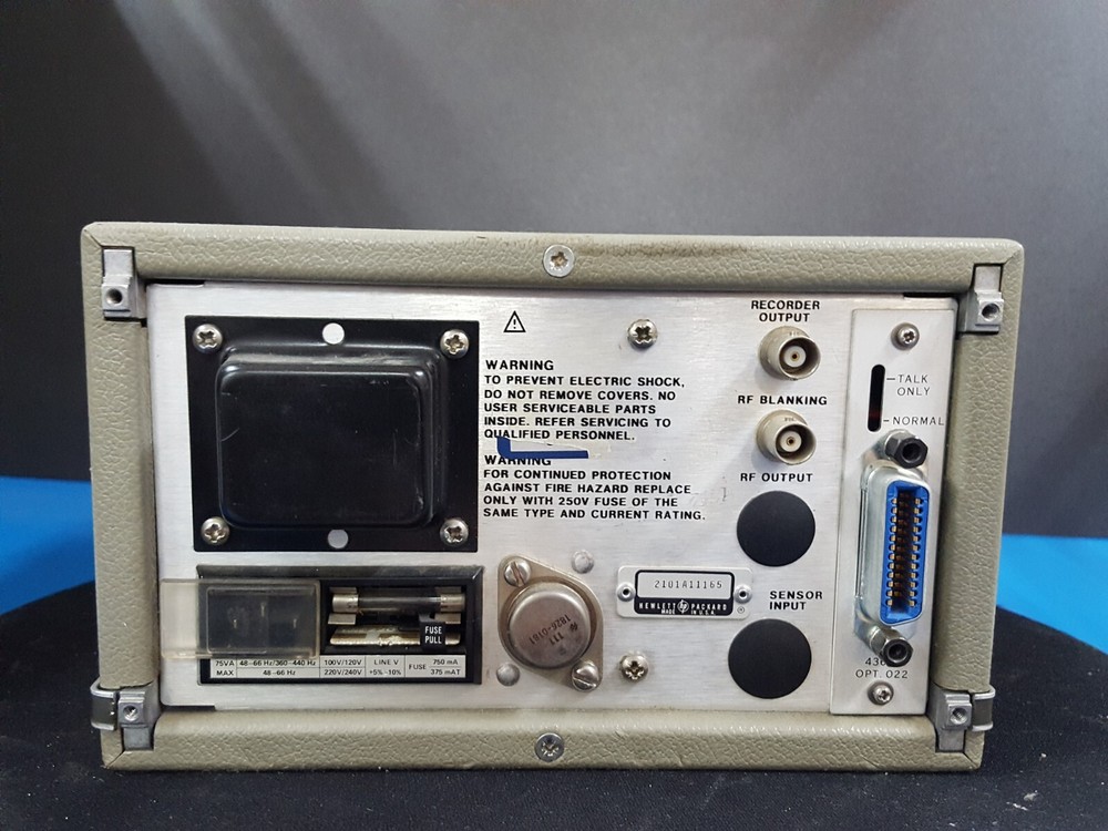 HP 436A: Power meter, W/Opt. 022, AS-IS (1165)