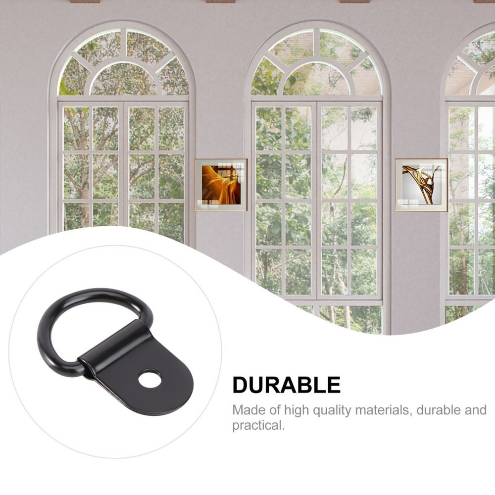 30 Pcs Frame Hanging Hardware Picture Frames Hangers, Ring Hooks