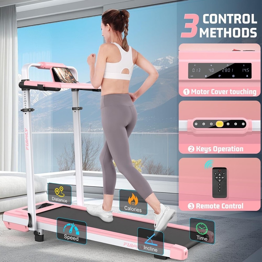 Multi-functional Treadmills ,8% Incline Treadmill Machine for Home&Gym Excercise
