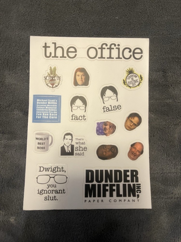 The Office Sticker Sheet