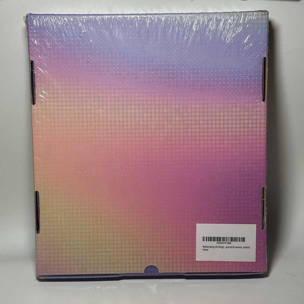 Maniscripting Life Design Journal & Ritual Guidebook Purple Fluorite