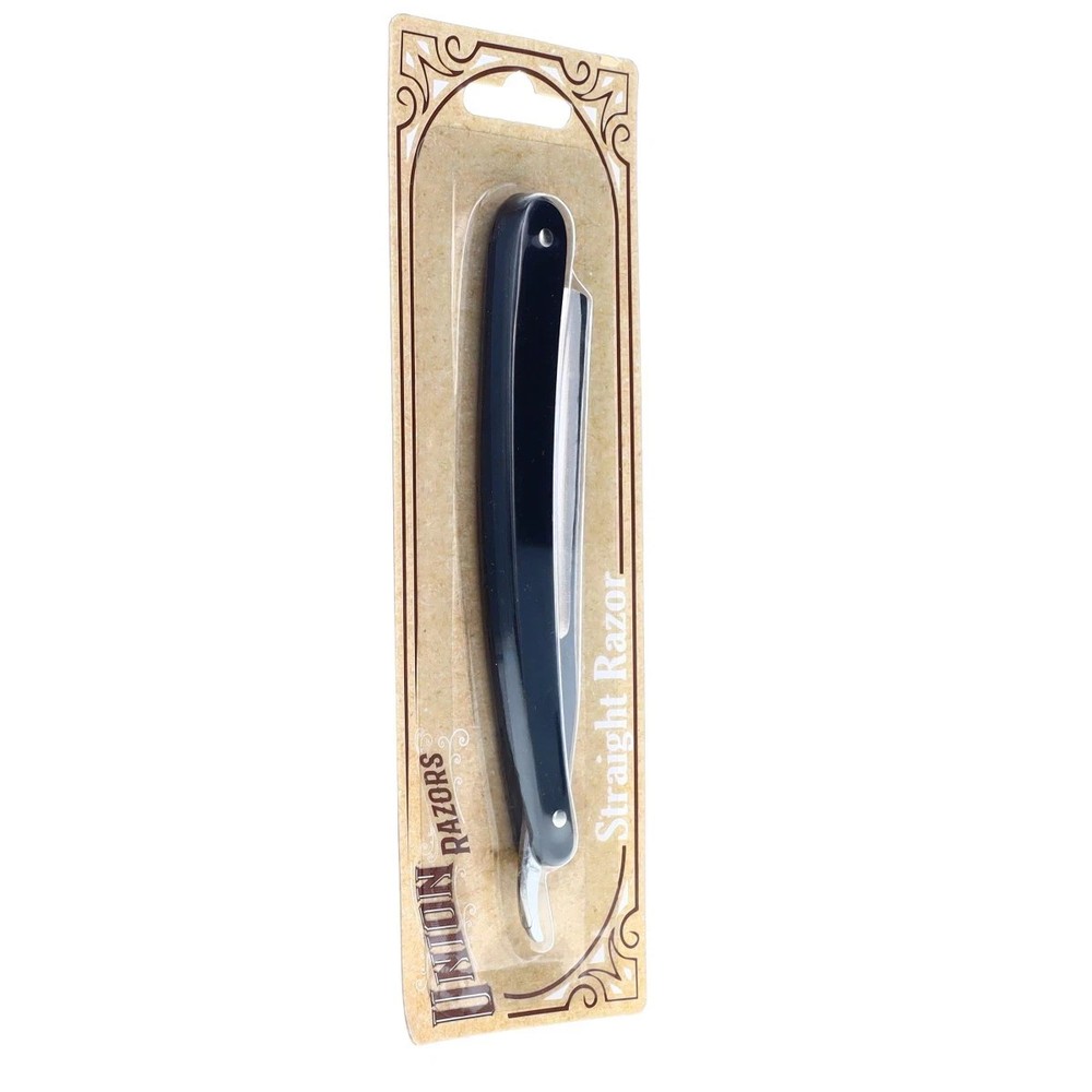 Union Razor SR3 Straight Edge Razor Black