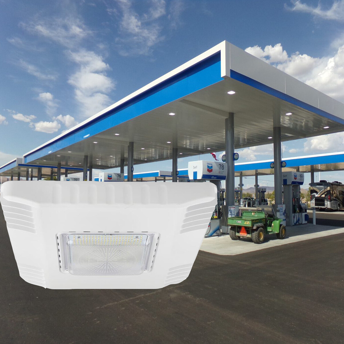 150W LED Canopy Light (450W Equiv) 20250LM LED Gas Station Parking Garage Light