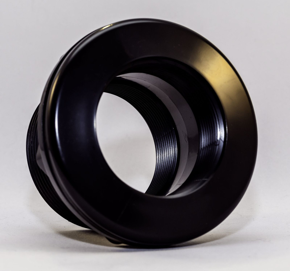2'' Bulkhead Fitting ABS Thread x Thread - Made in the USA