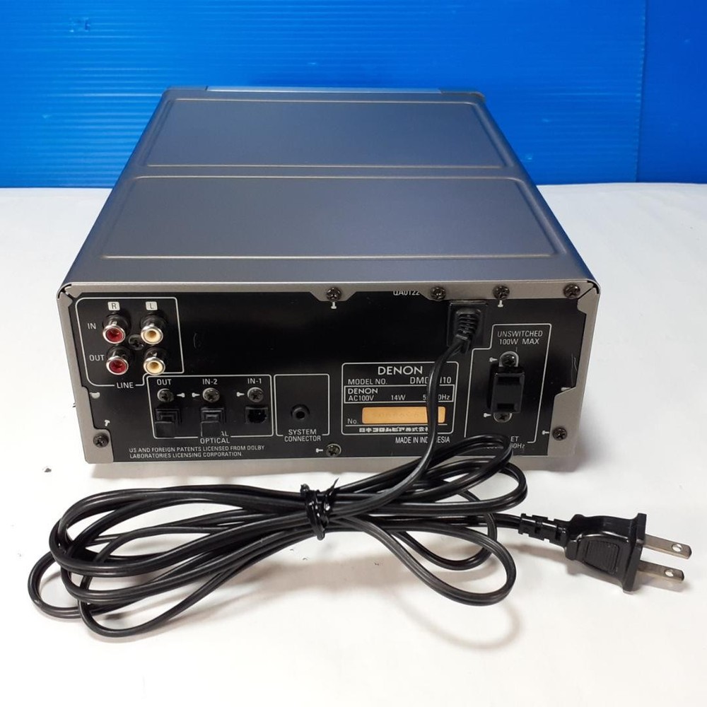 DENON DMD-M10 Mini Disk MD Recorder Player MD Deck Player