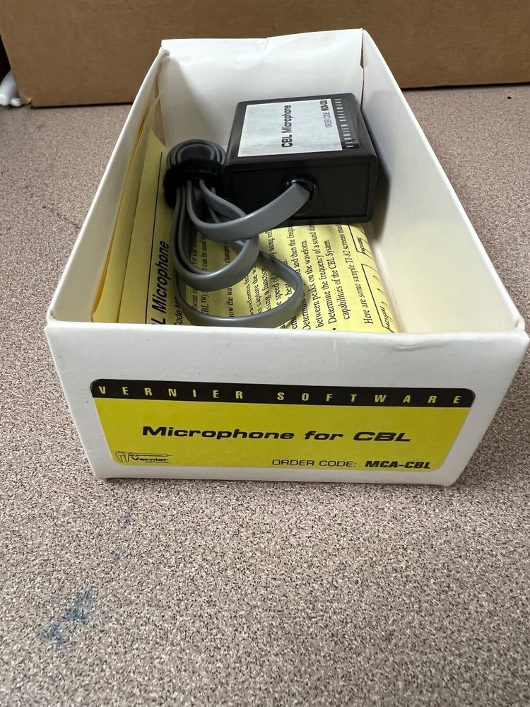 VERNIER SOFTWARE MICROPHONE FOR CBL MCA-CBL