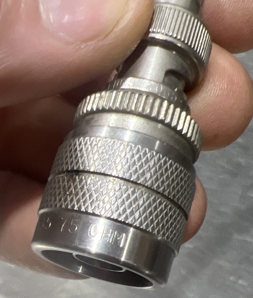 1250-1535 75 OHM Connector Cable Assembly Used Surplus