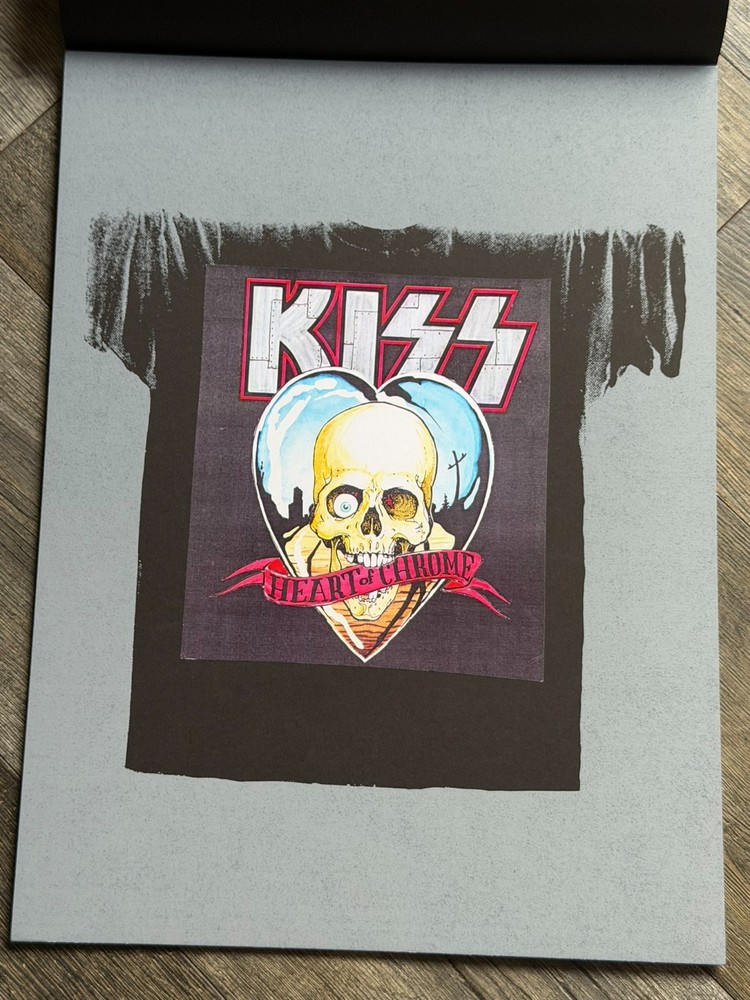 KISS Concert T-Shirt Revenge Tour Winterland Proof Heart Of Chrome Vintage Kiss