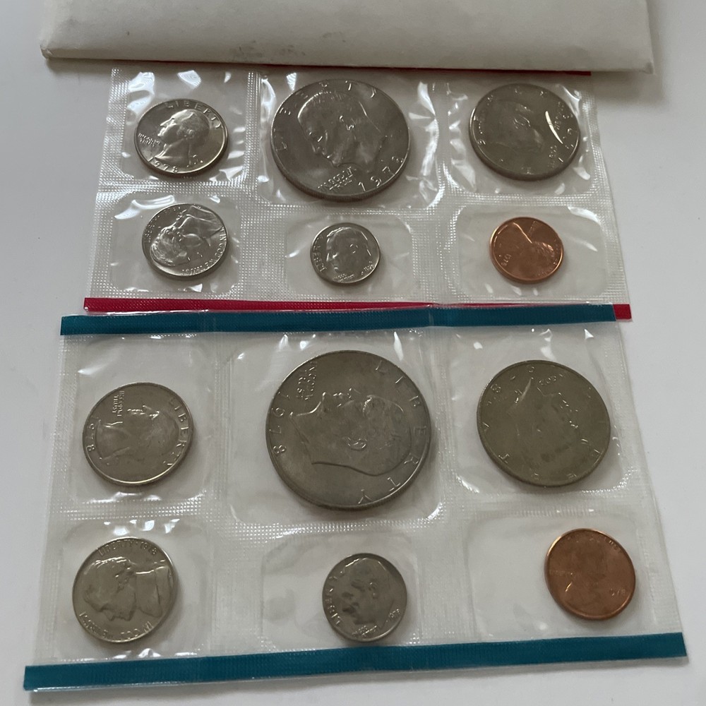 1978 P & D Mint Set US 12 Coins with This Set-With Envelope & COA