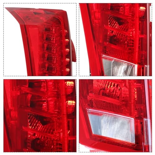 Left Side Tail Light Assembly Repalcement for SRX 2010-2016 Driver Side Rear