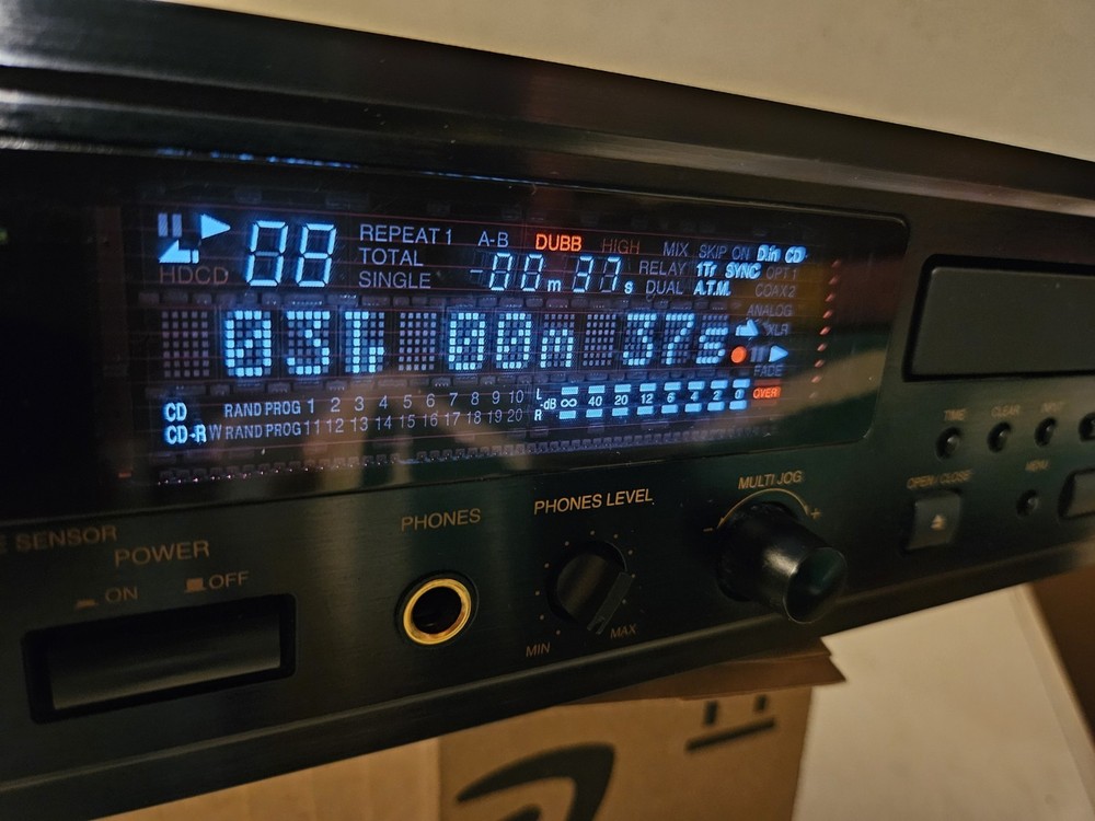 Denon CDR-W1500 Dual Deck CD Recorder PCM Audio W/ Remote, RCA Cables, Sharp!!