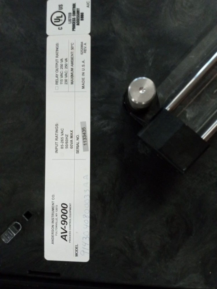 Anderson AV-9000 Chart Recorder