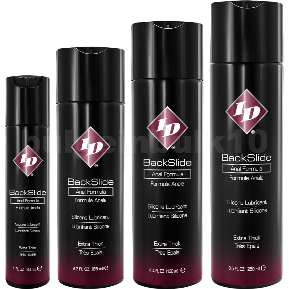 ID BackSlide Anal Formula Extra Thick Backdoor Silicone Based Lubricant