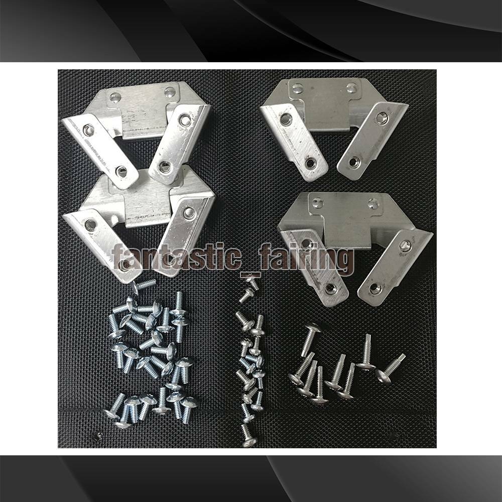Hard Bag Saddlebag Hardware Matte Black Latch Hinge Lock Kit For Harley-Davidson