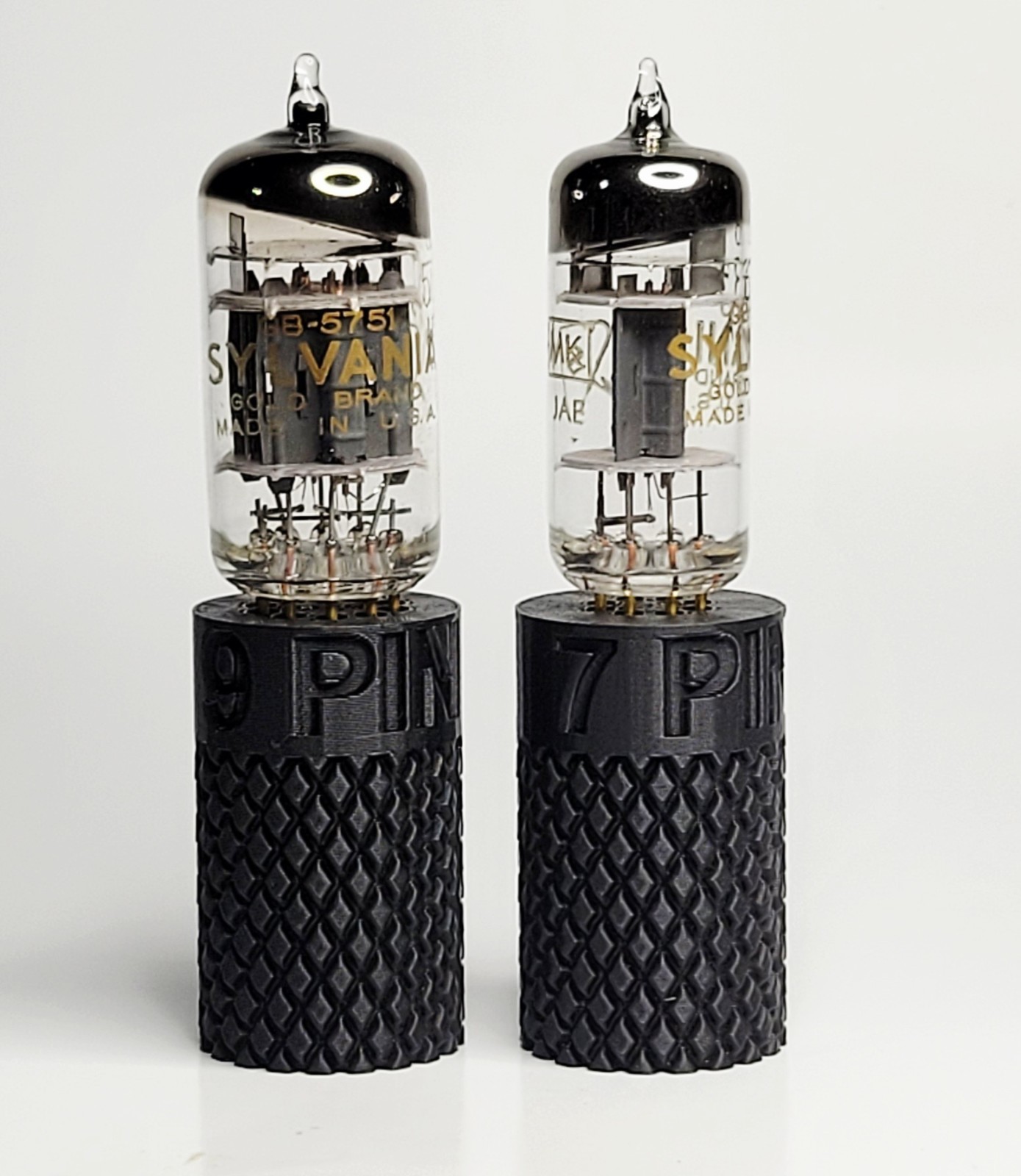 Vacuum Tube Pin Straighteners 7 Pin 9 Pin & Octal Display Stand Holder for 9 Pin