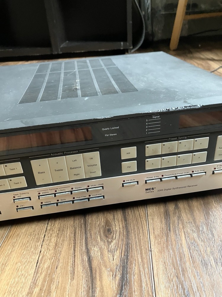 MCS 3625 Modular Component Systems Digital Synthesized Stereo Receiver Tested