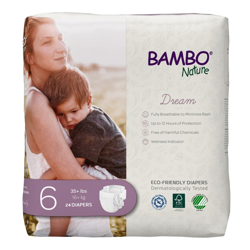 Bambo® Nature Diaper, Size 6