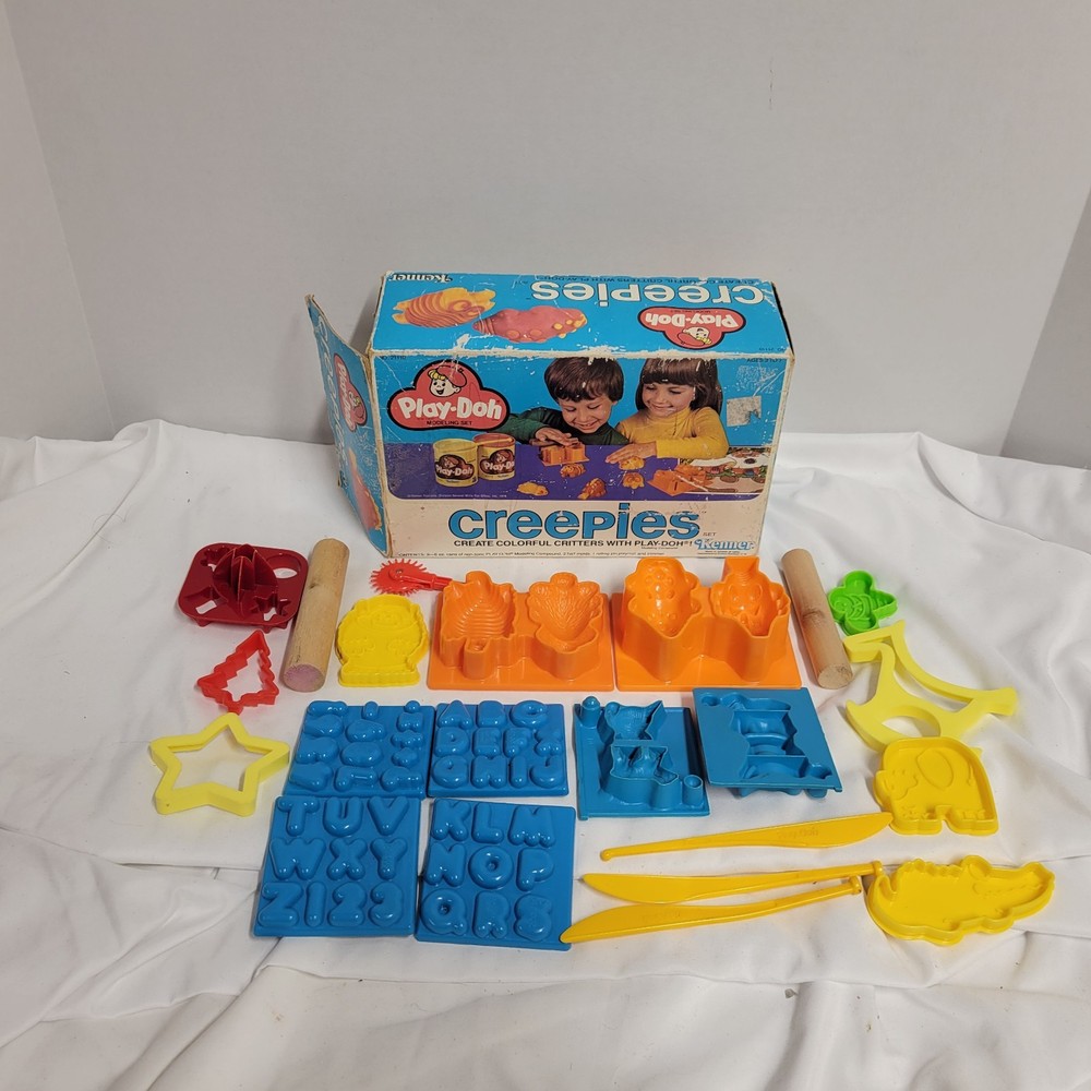1978 Play Doh Creepies Box With Contents
